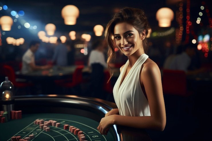 Exciting online casino game interface with slots and cards